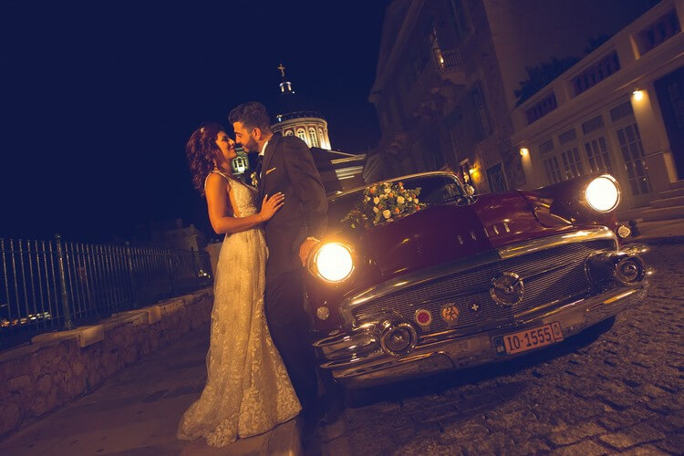 Ρομαντικός vintage γάμος στη Σύρο